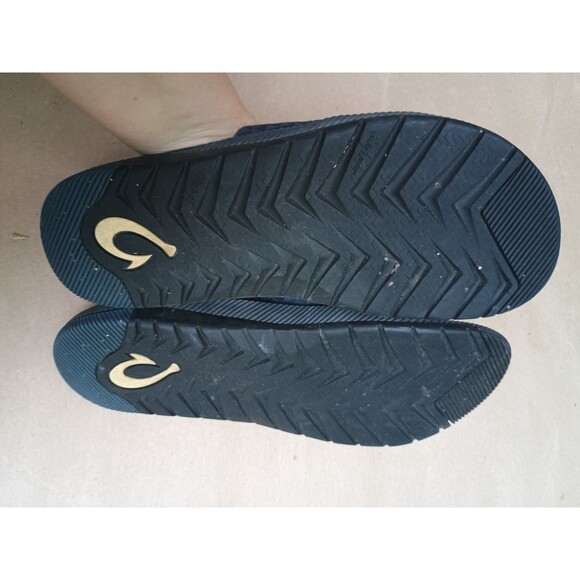 Olukai Mens Slide Sandal Size 11 EU 44 Gray  Flip Flop Beach Shoe main image 5